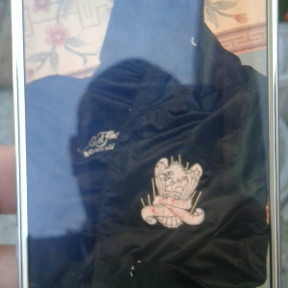 Mens ed hardy  zip up hoodie - Picture 2 of 2